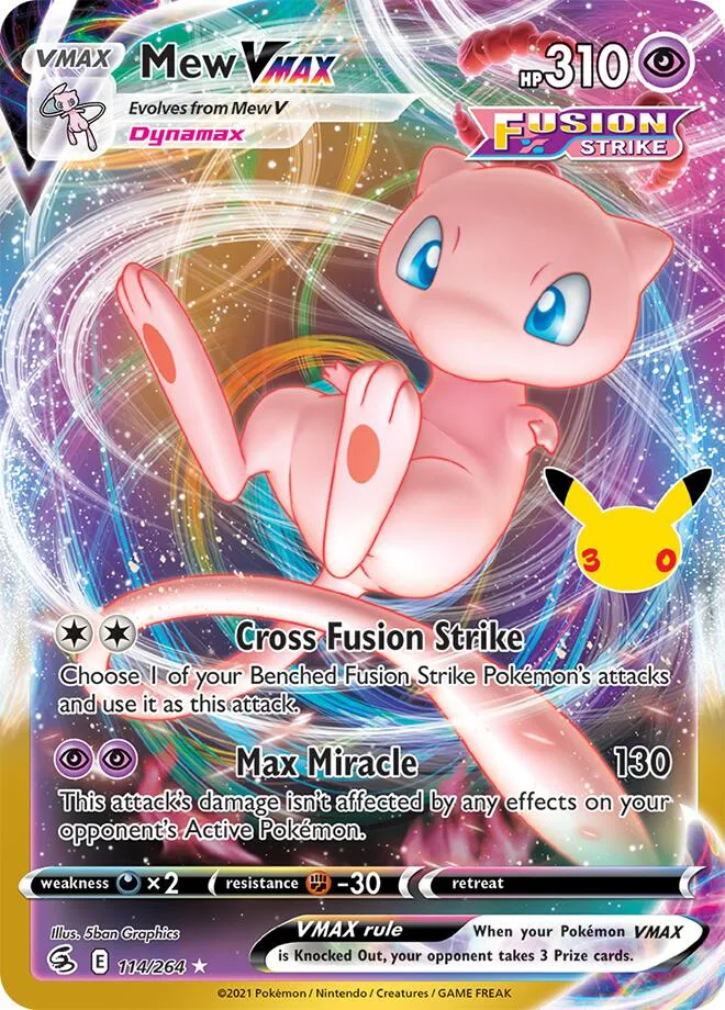 Mew VMAX — ME: 30th Celebration Classic Collection — Pokemon