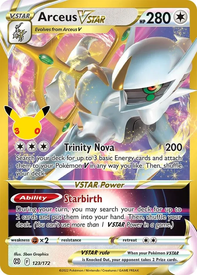Arceus VSTAR — ME: 30th Celebration Classic Collection — Pokémon