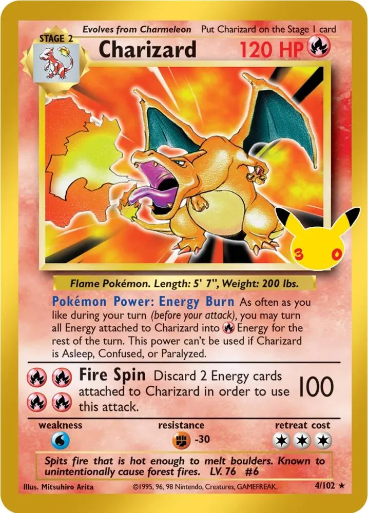 Charizard — ME: 30th Celebration Classic Collection — Pokemon