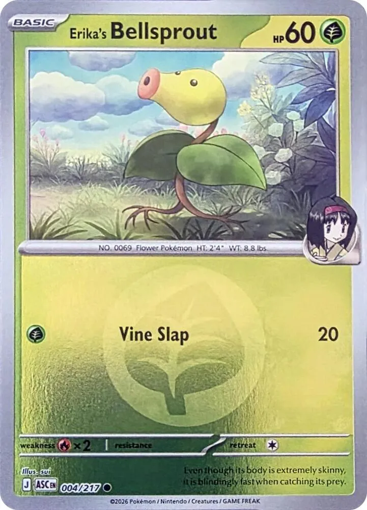 Chétiflor de Erika — ME: Ascended Heroes — Pokémon