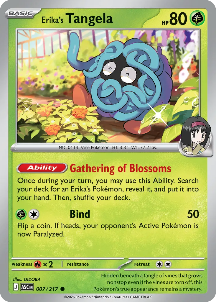 Saquedeneu de Erika — ME: Ascended Heroes — Pokémon