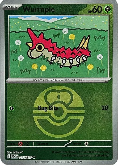 Wurmple — ME: Ascended Heroes — Pokémon