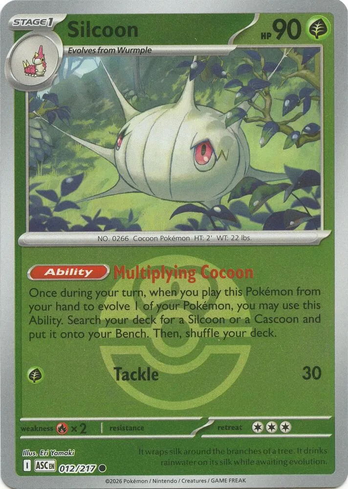 Silcoon — ME: Ascended Heroes — Pokémon