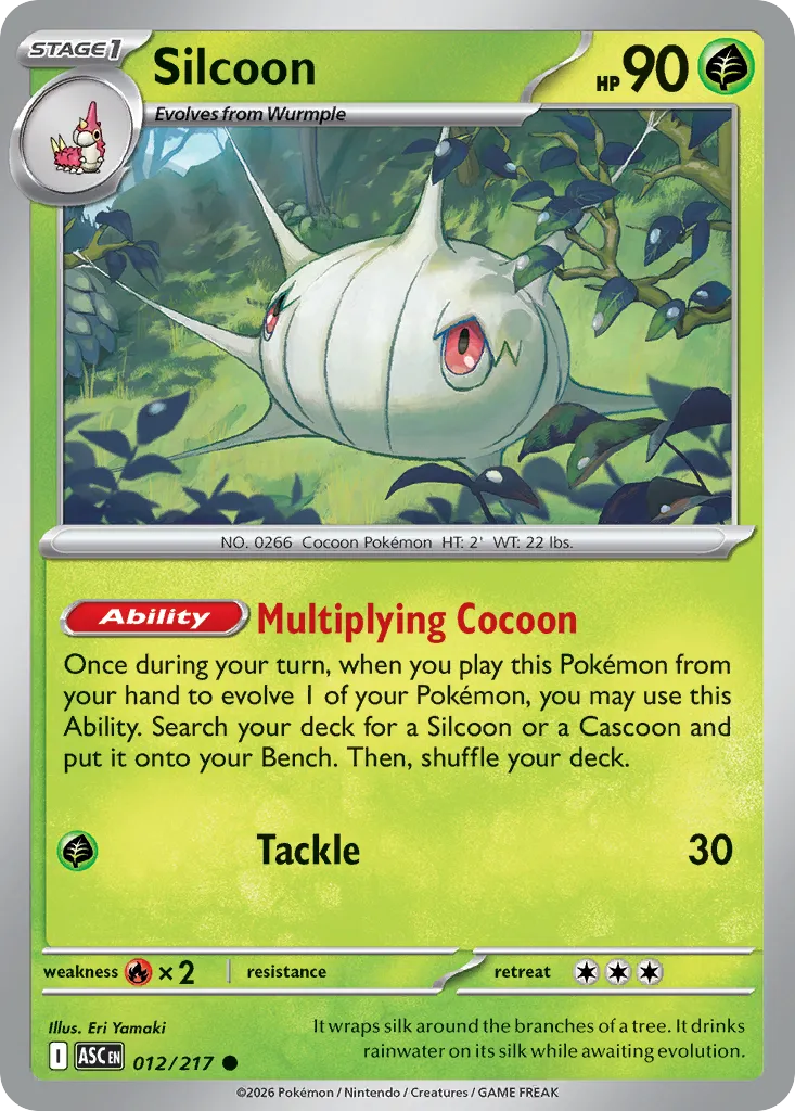 Silcoon — ME: Ascended Heroes — Pokémon