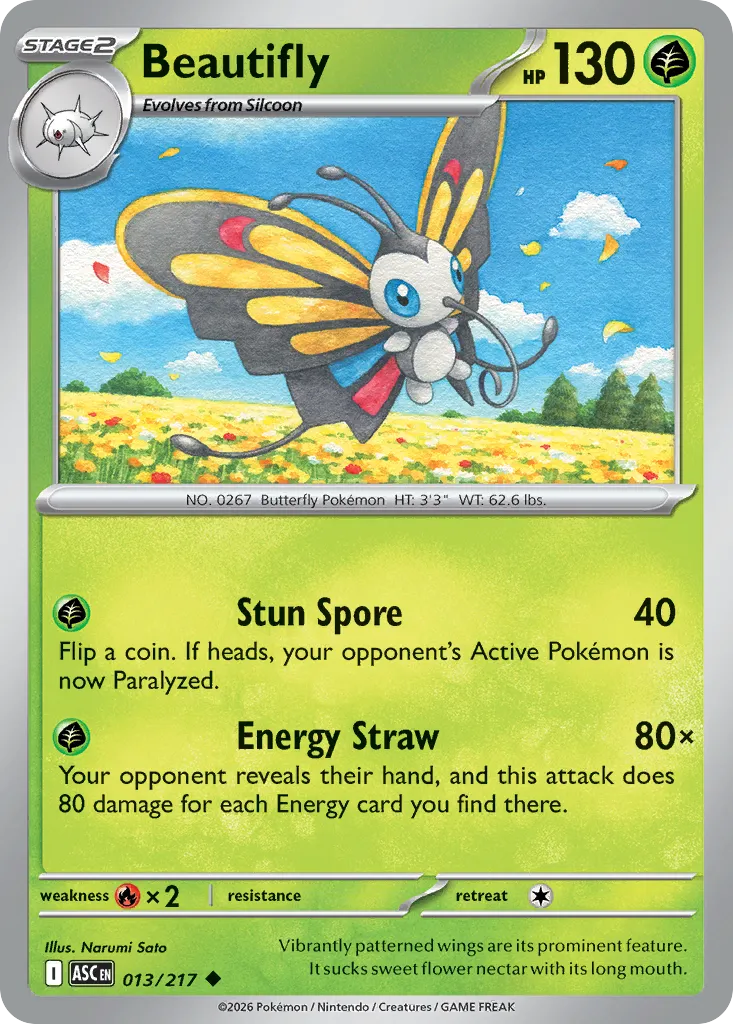 Beautifly — ME: Ascended Heroes — Pokemon