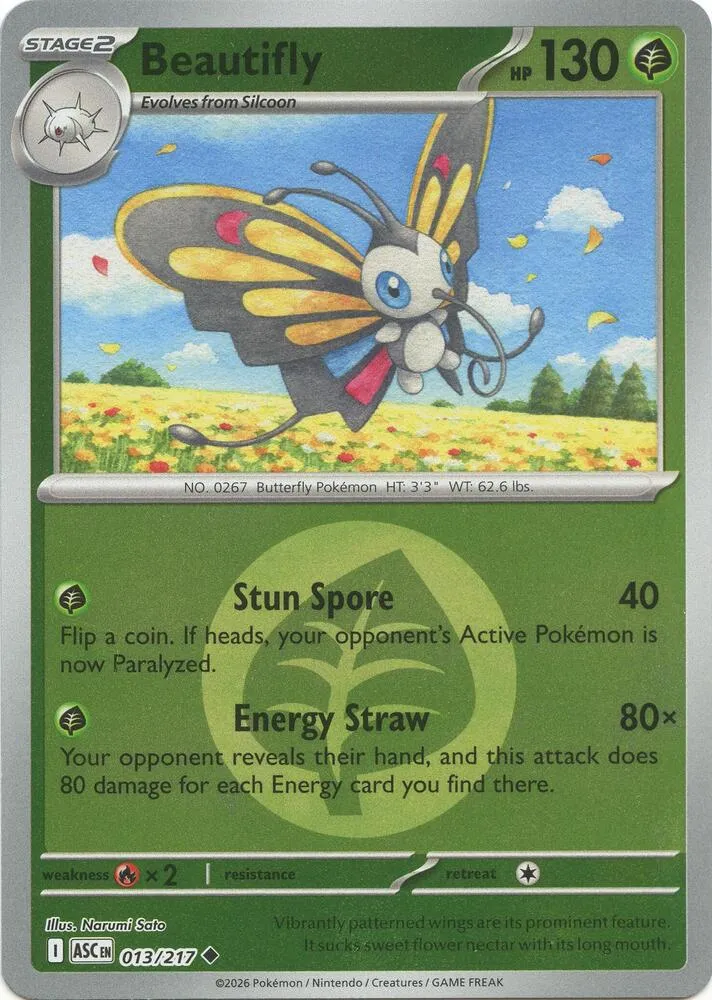 Beautifly — ME: Ascended Heroes — Pokemon