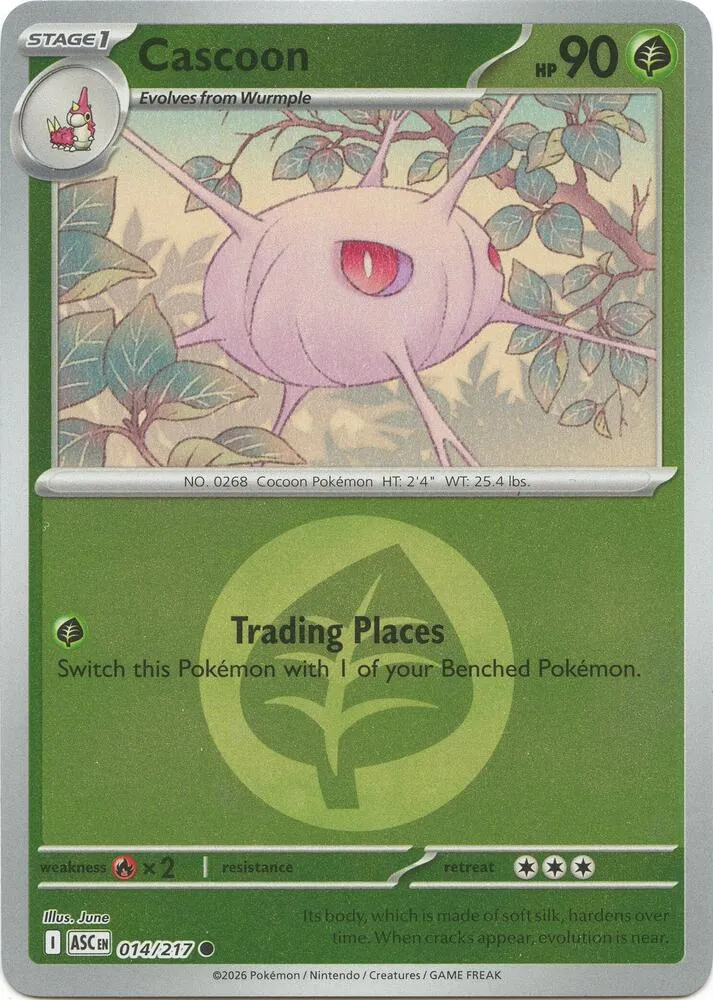 Cascoon from ME: Ascended Heroes - Pokemon