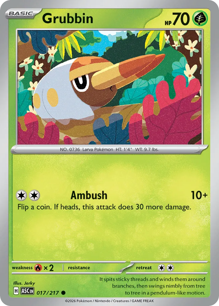 Grubbin — ME: Ascended Heroes — Pokémon