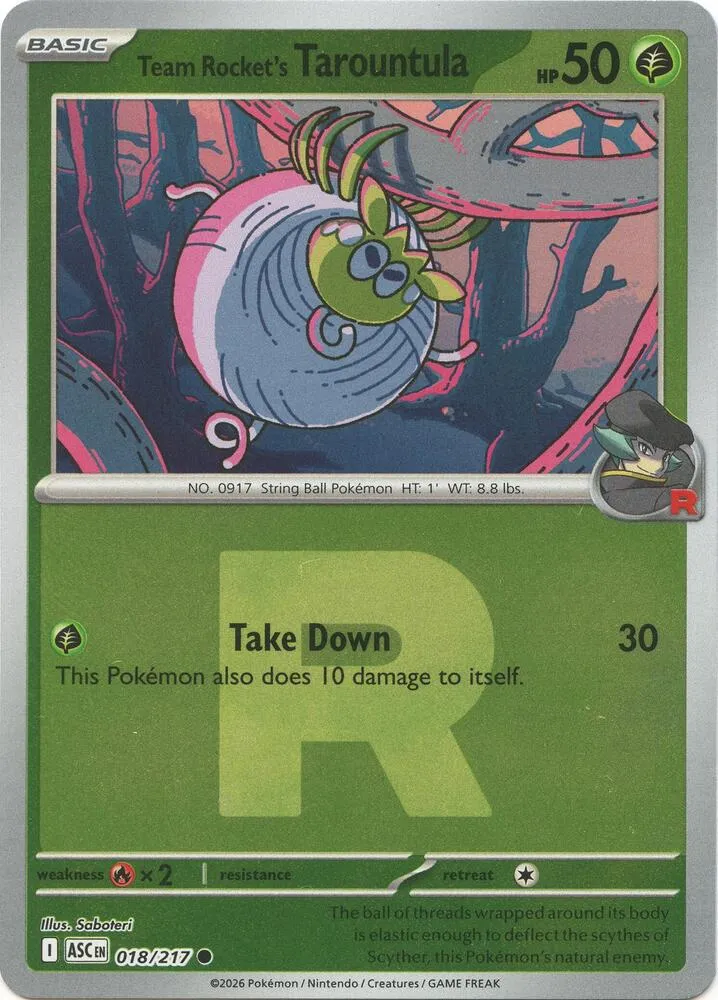 Team Rocket's Tarountula — ME: Ascended Heroes — Pokémon