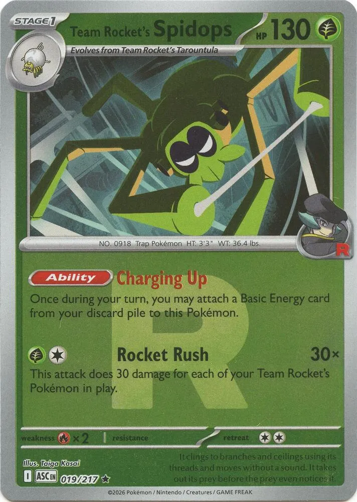 Filentrappe de la Team Rocket — ME: Ascended Heroes — Pokémon