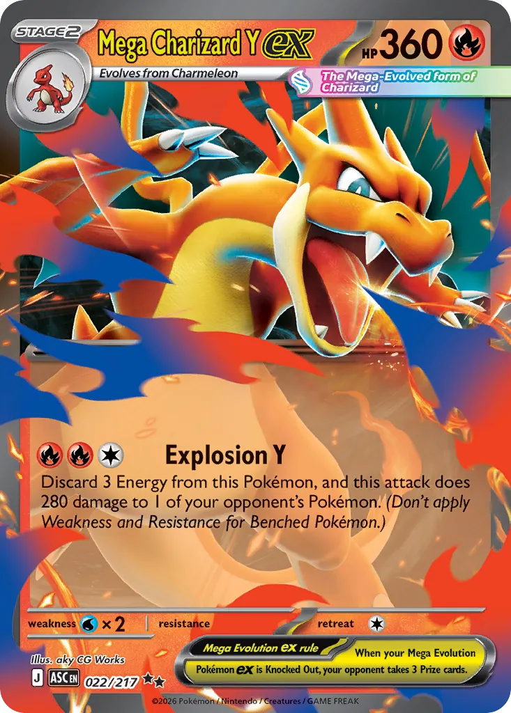 Mega Charizard Y ex — ME: Ascended Heroes — Pokémon