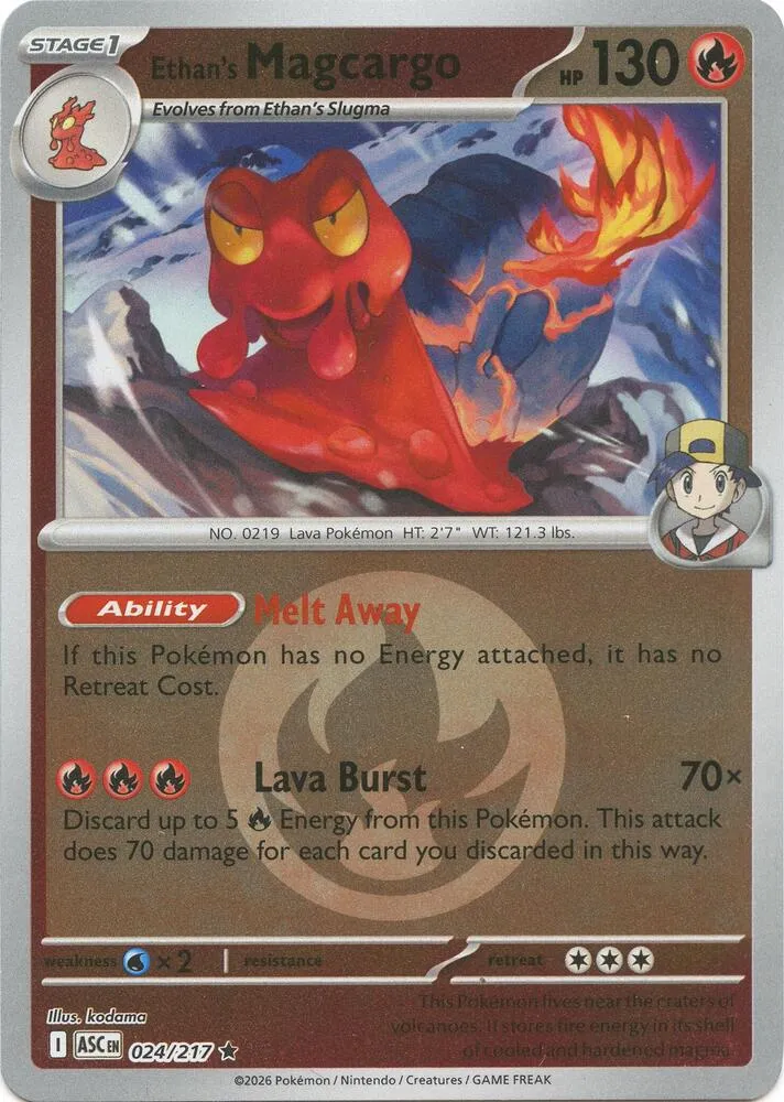 Ethan's Magcargo — ME: Ascended Heroes — Pokémon