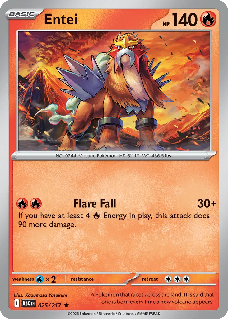 Entei — ME: Ascended Heroes — Pokémon