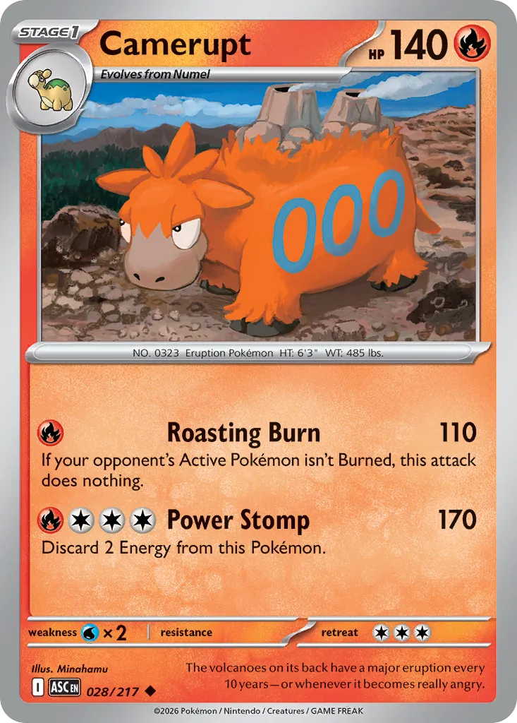 Camerupt — ME: Ascended Heroes — Pokémon