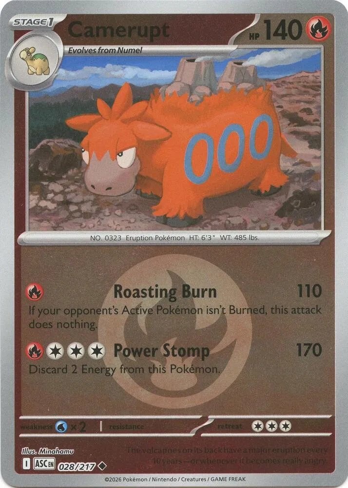 Camerupt — ME: Ascended Heroes — Pokémon