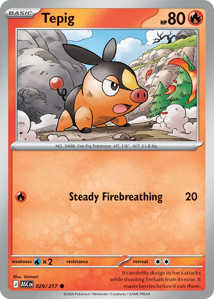 Tepig — ME: Ascended Heroes — Pokémon