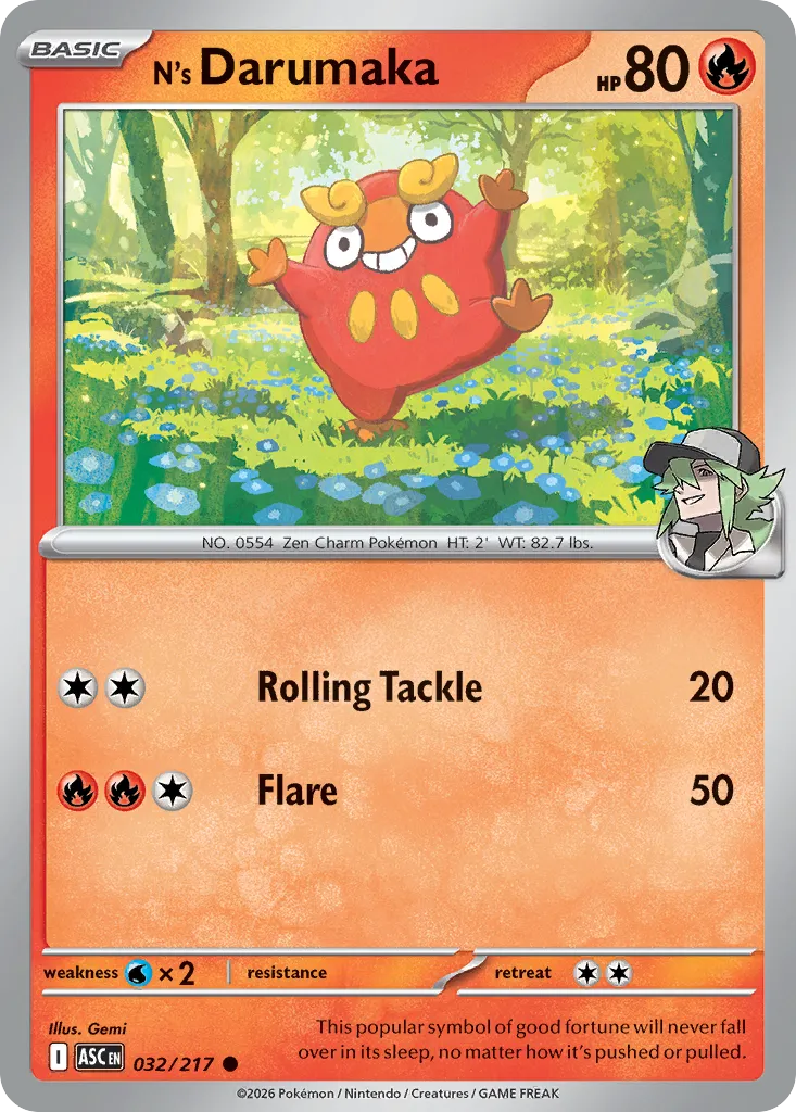 Darumarond de N — ME: Ascended Heroes — Pokémon