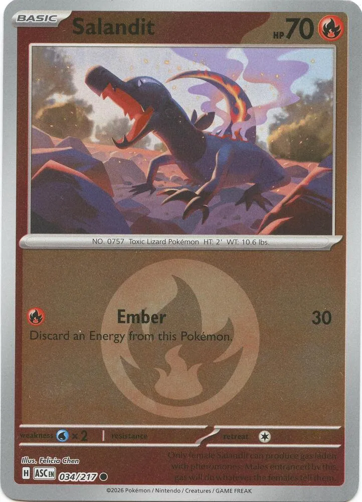 Salandit — ME: Ascended Heroes — Pokémon