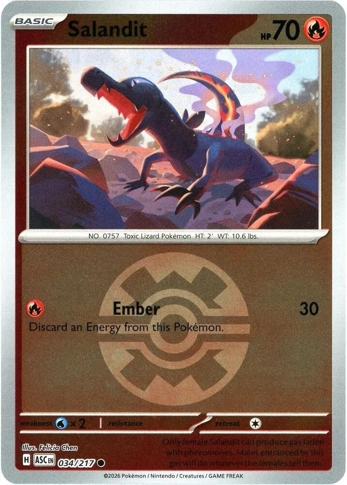 Salandit — ME: Ascended Heroes — Pokémon