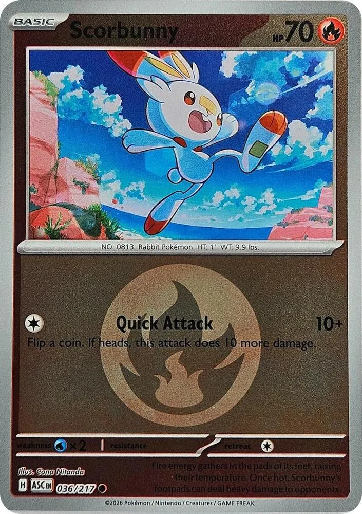 Scorbunny — ME: Ascended Heroes — Pokemon
