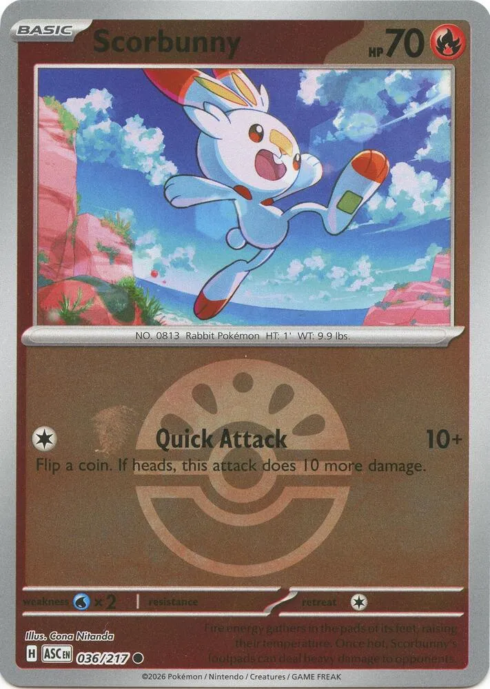 Scorbunny — ME: Ascended Heroes — Pokemon