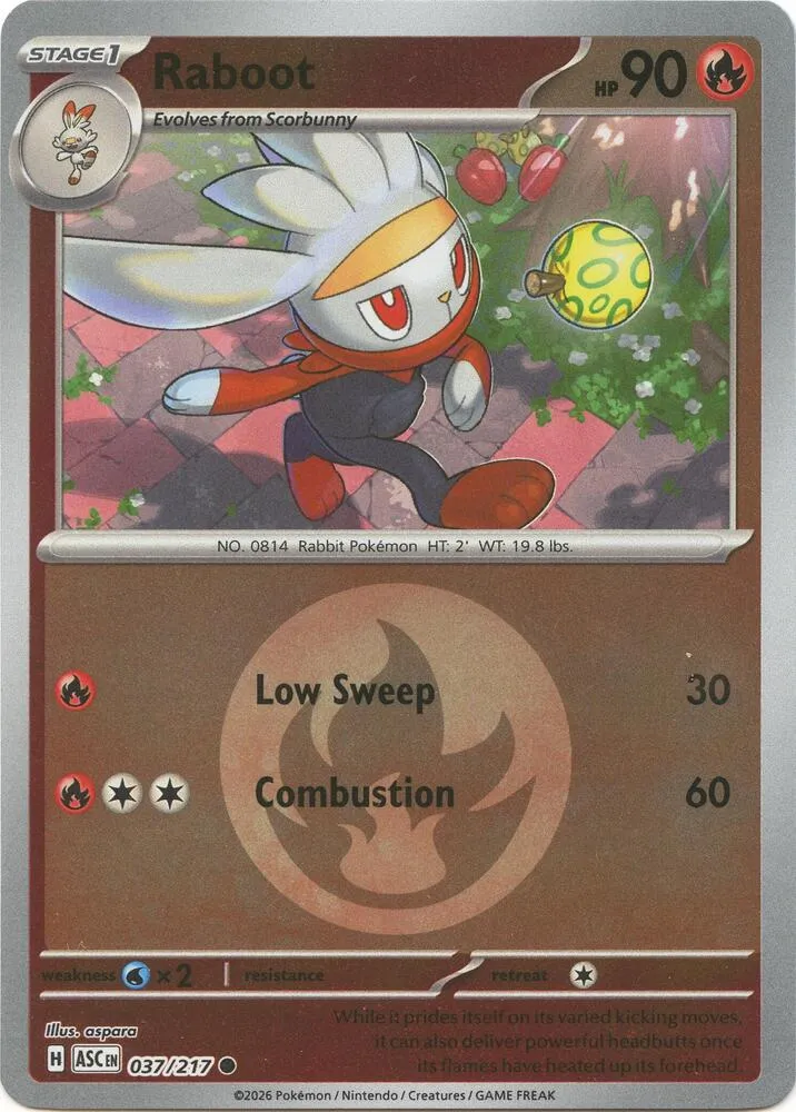 Raboot — ME: Ascended Heroes — Pokémon