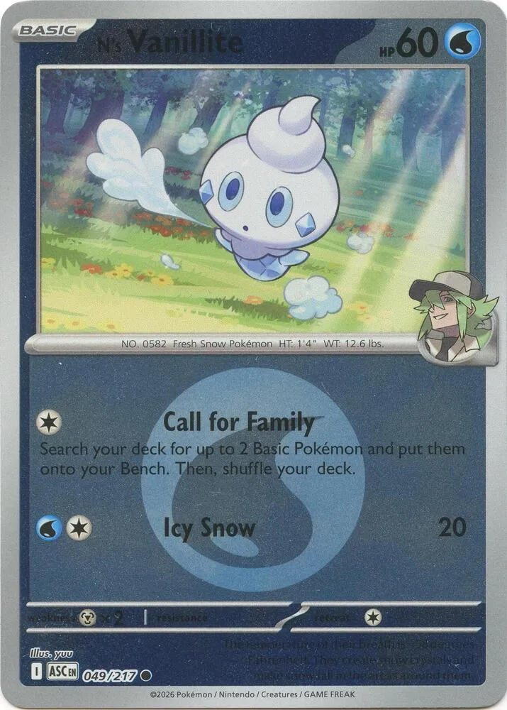 Sorbébé de N — ME: Ascended Heroes — Pokémon
