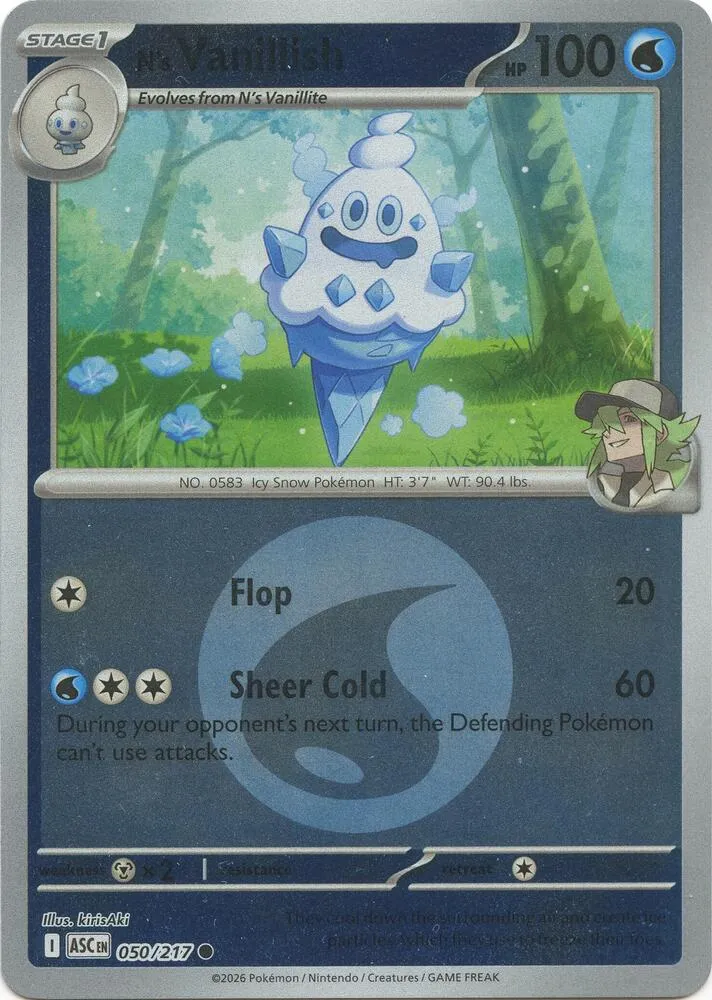 N's Vanillish — ME: Ascended Heroes — Pokémon