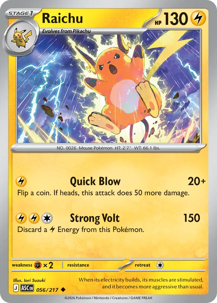 Raichu — ME: Ascended Heroes — Pokémon