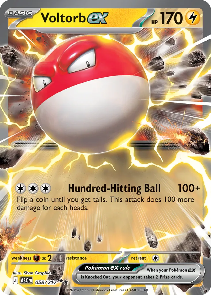 Voltorb ex — ME: Ascended Heroes — Pokémon