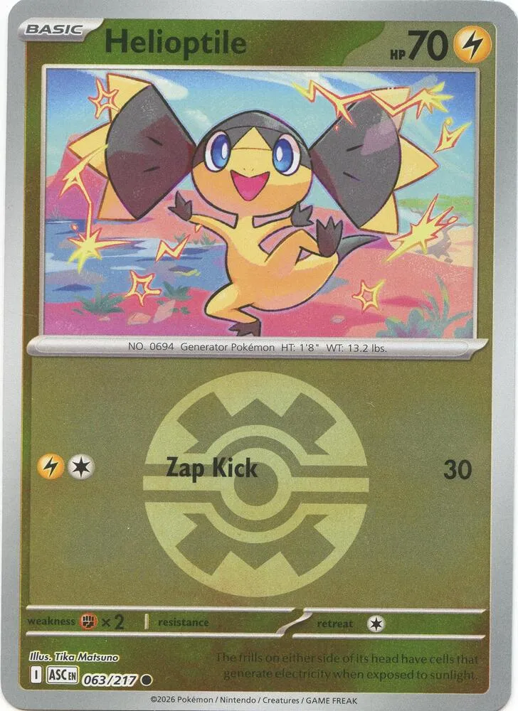 Helioptile — ME: Ascended Heroes — Pokémon