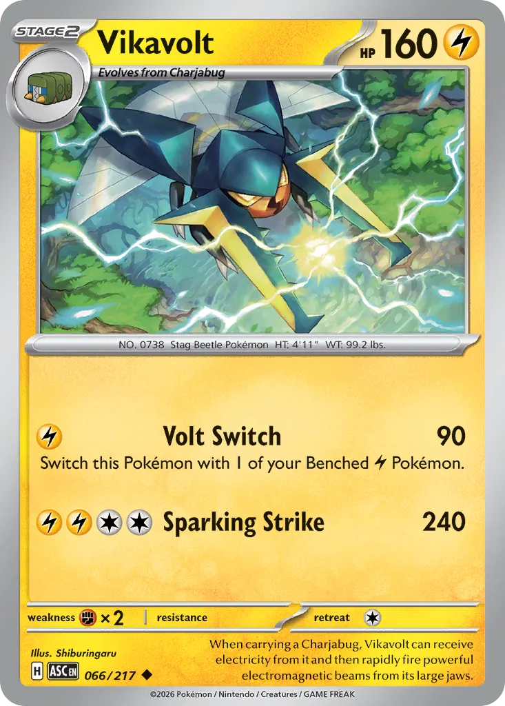 Vikavolt — ME: Ascended Heroes — Pokémon