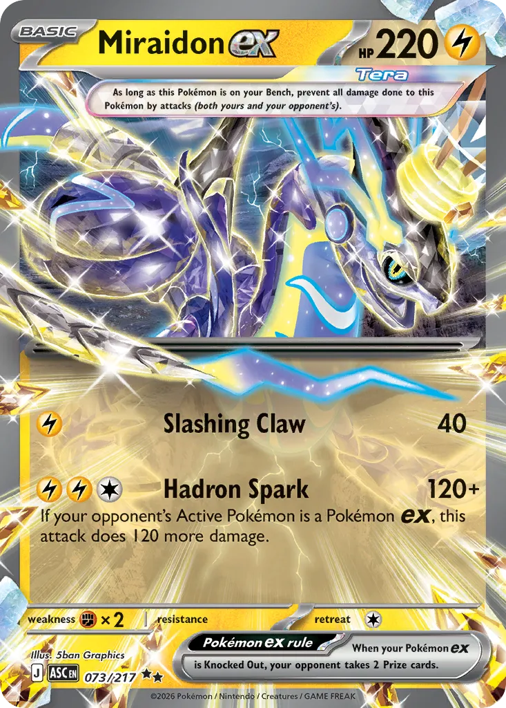 Miraidon ex — ME: Ascended Heroes — Pokémon