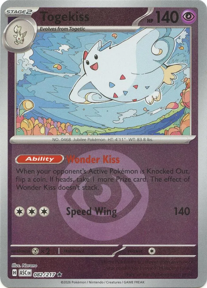 Togekiss from ME: Ascended Heroes - Pokemon