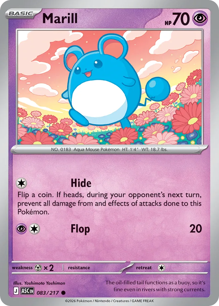 Marill — ME: Ascended Heroes — Pokémon
