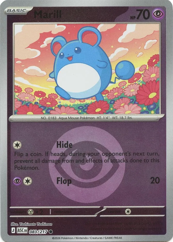 Marill — ME: Ascended Heroes — Pokémon