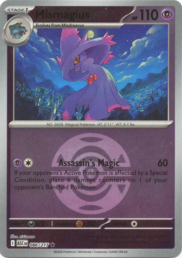 Mismagius — ME: Ascended Heroes — Pokémon
