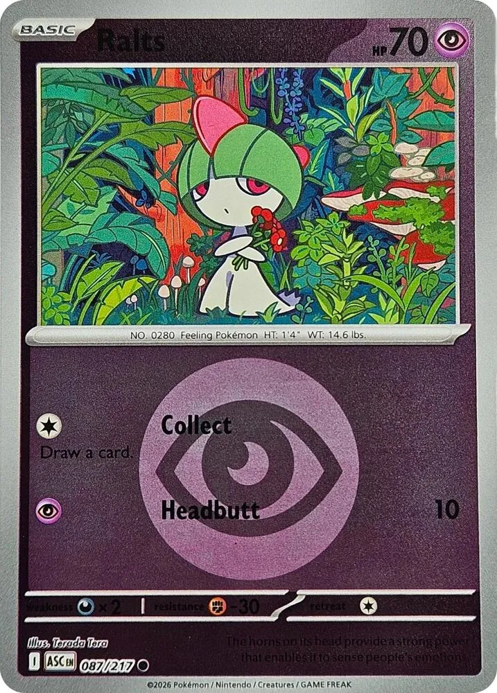 Ralts from ME: Ascended Heroes - Pokemon