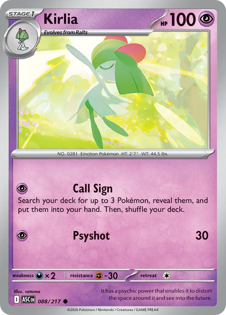 Kirlia — ME: Ascended Heroes — Pokémon