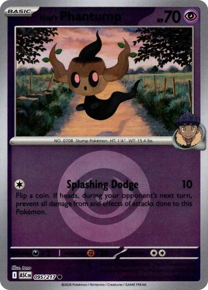 Hop's Phantump — ME: Ascended Heroes — Pokémon