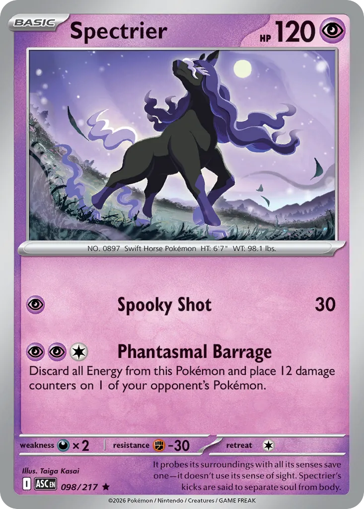 Spectrier — ME: Ascended Heroes — Pokémon