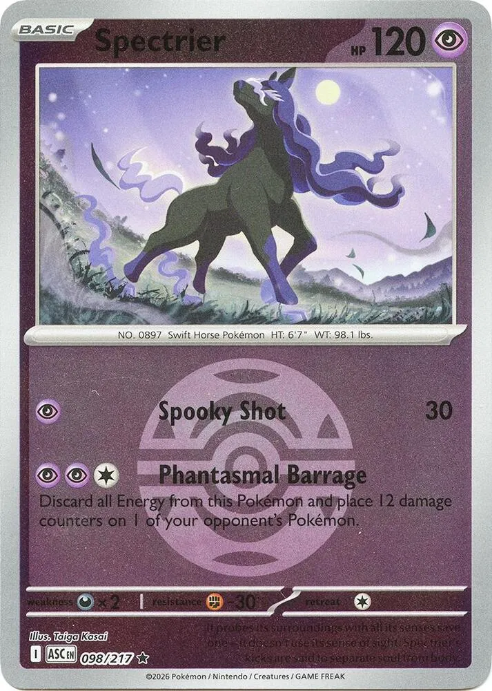 Spectrier — ME: Ascended Heroes — Pokémon