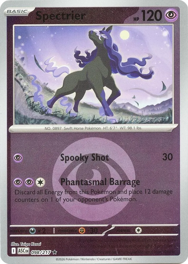 Spectrier — ME: Ascended Heroes — Pokémon