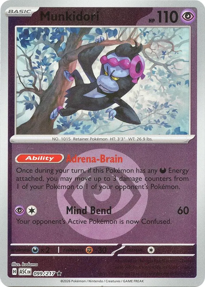 Munkidori — ME: Ascended Heroes — Pokémon