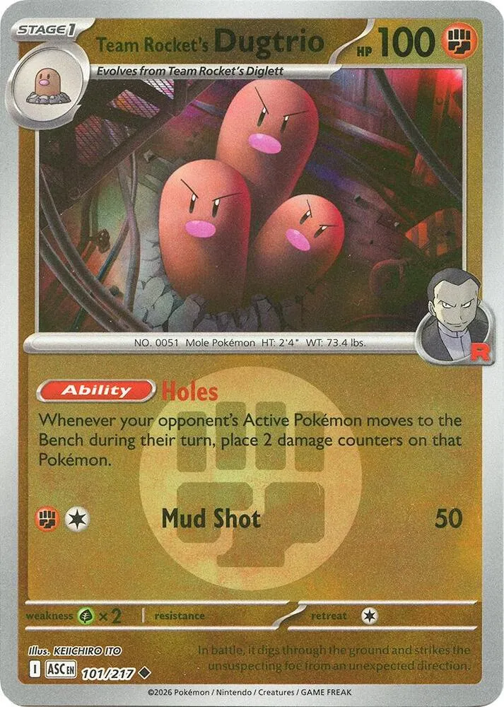 Team Rocket's Dugtrio — ME: Ascended Heroes — Pokémon