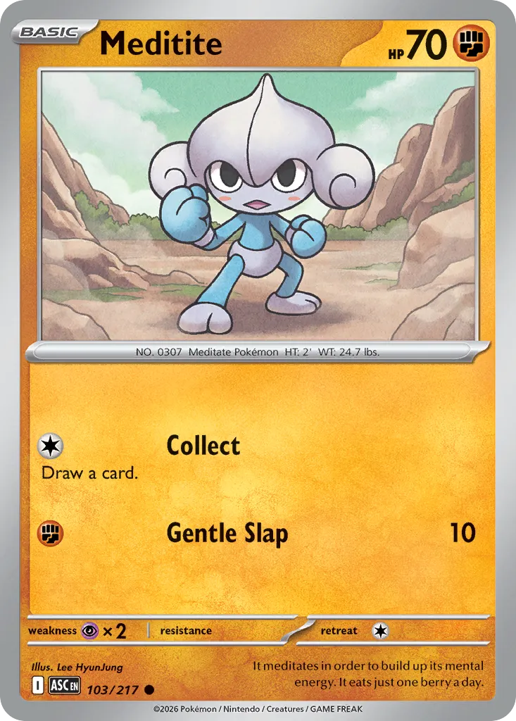 Meditite — ME: Ascended Heroes — Pokémon