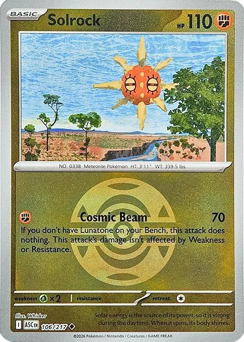 Solrock — ME: Ascended Heroes — Pokémon