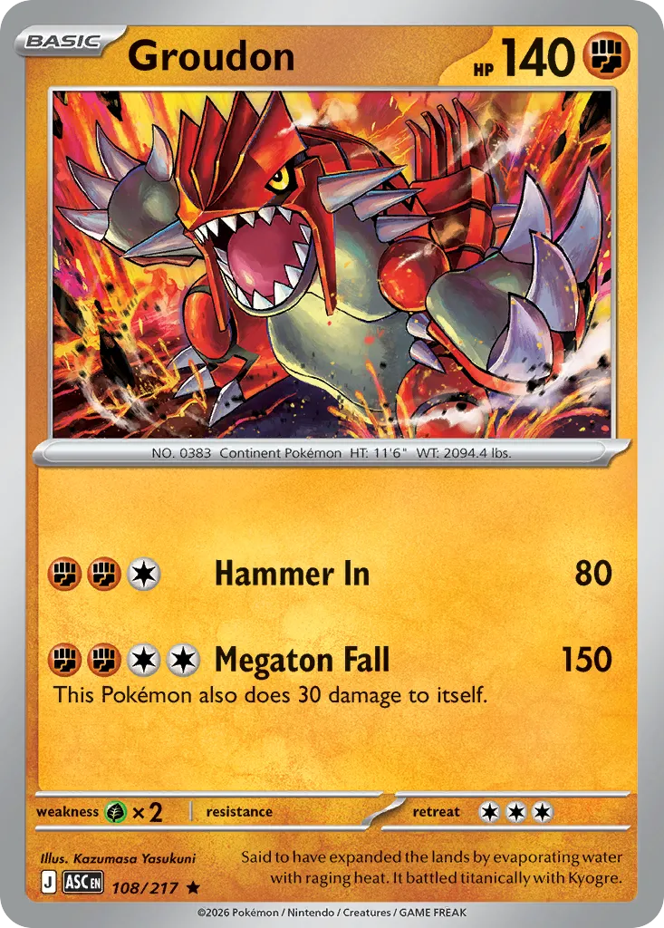 Groudon — ME: Ascended Heroes — Pokémon