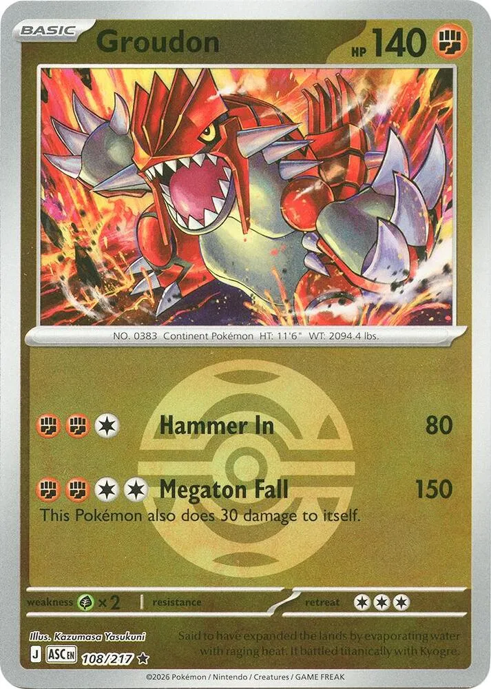 Groudon — ME: Ascended Heroes — Pokémon
