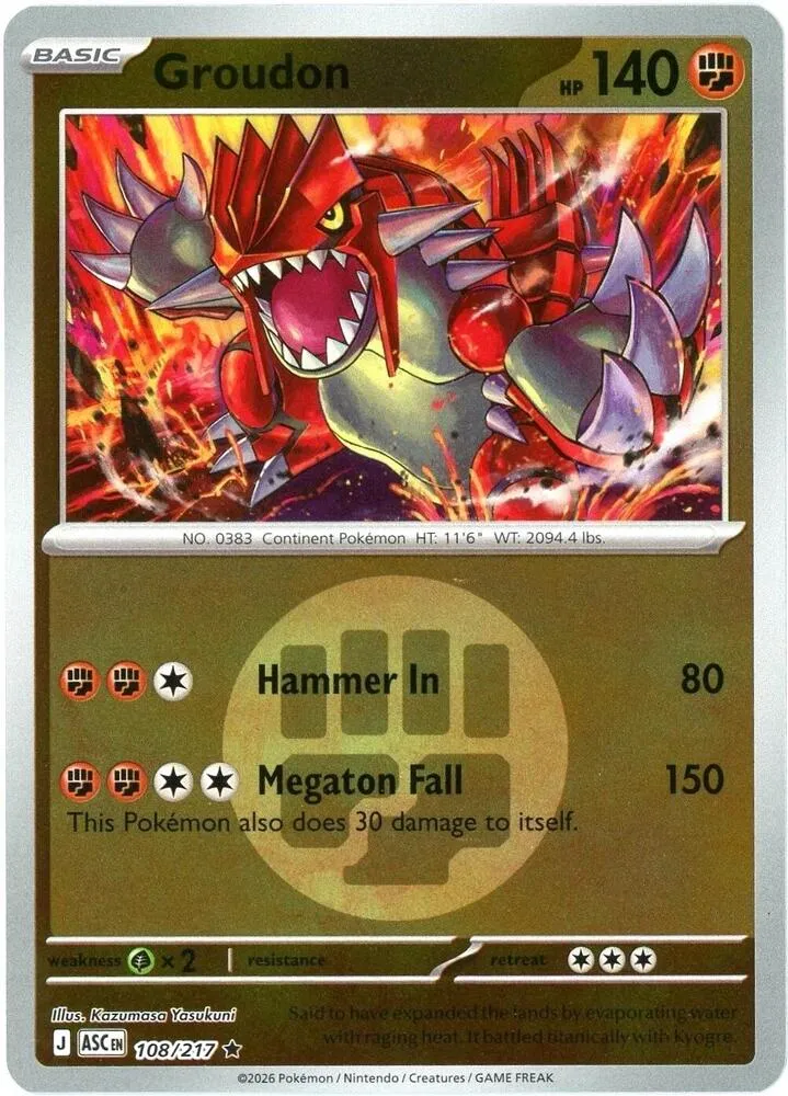 Groudon — ME: Ascended Heroes — Pokémon